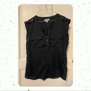 Black Sleeveless Top - Size XS